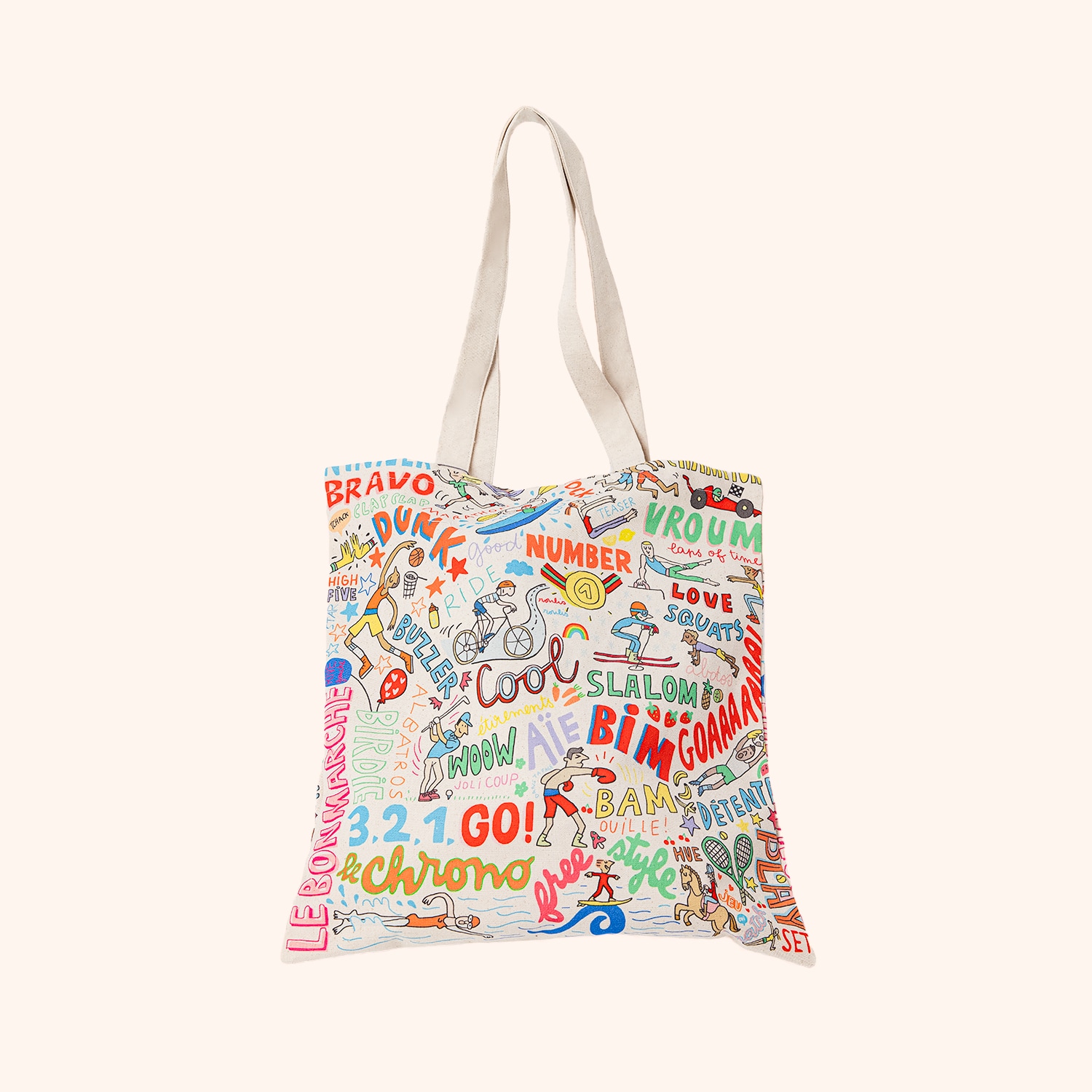 Totebag motifs Graffiti